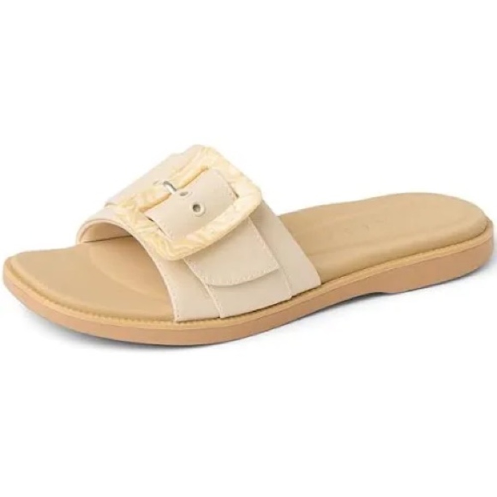 Reef Cushion Emma Buckle Slide, size 9